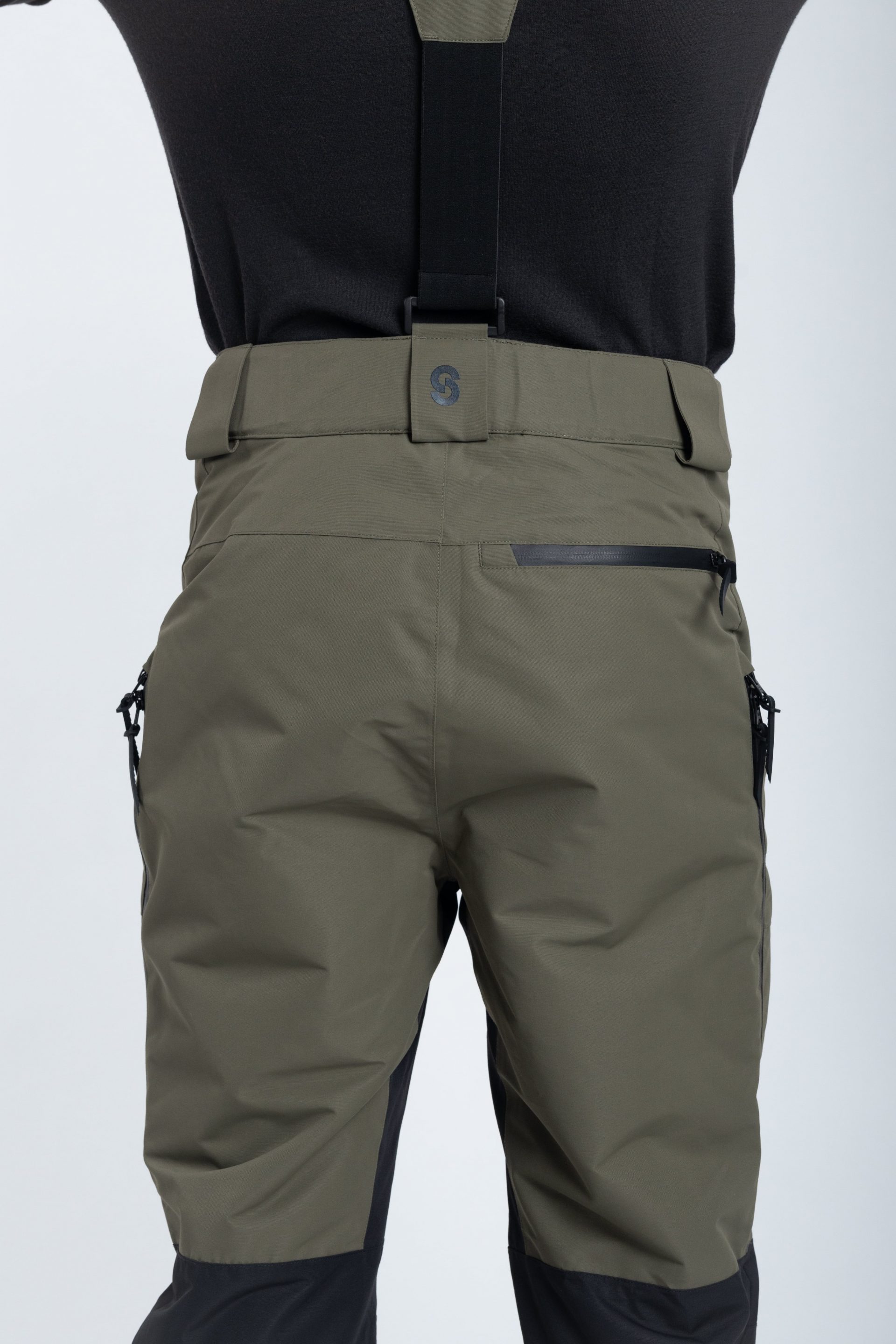Lynx Ski Pants Olive Green - Men's