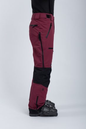 Lynx Ski Pants Burgundy - Men's