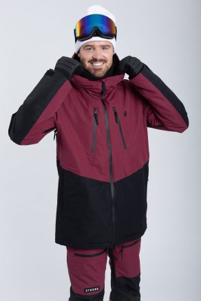 Lynx Ski Jacket Burgundy - Men's