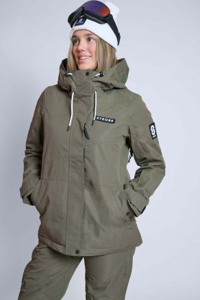 Aura Ski Jacket Olive Green - Women's