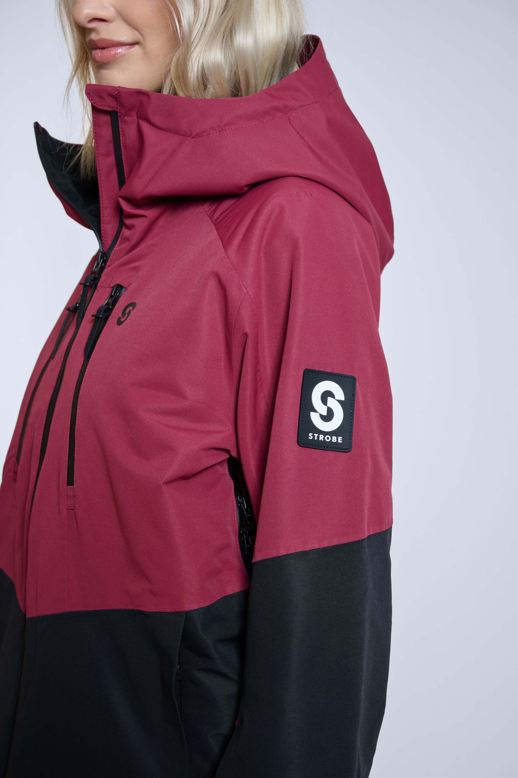 Lynx Ski Jacket Burgundy - Women's