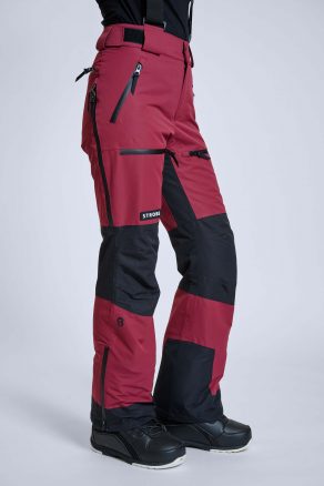 Lynx Ski Pants Burgundy - Women's
